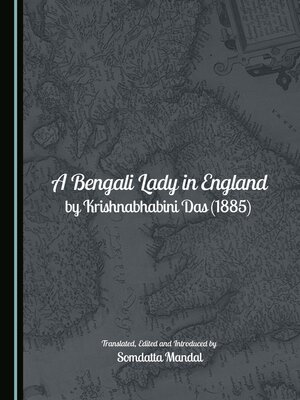 cover image of A Bengali Lady in England by Krishnabhabini Das (1885)